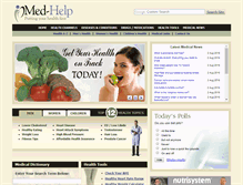 Tablet Screenshot of med-help.net